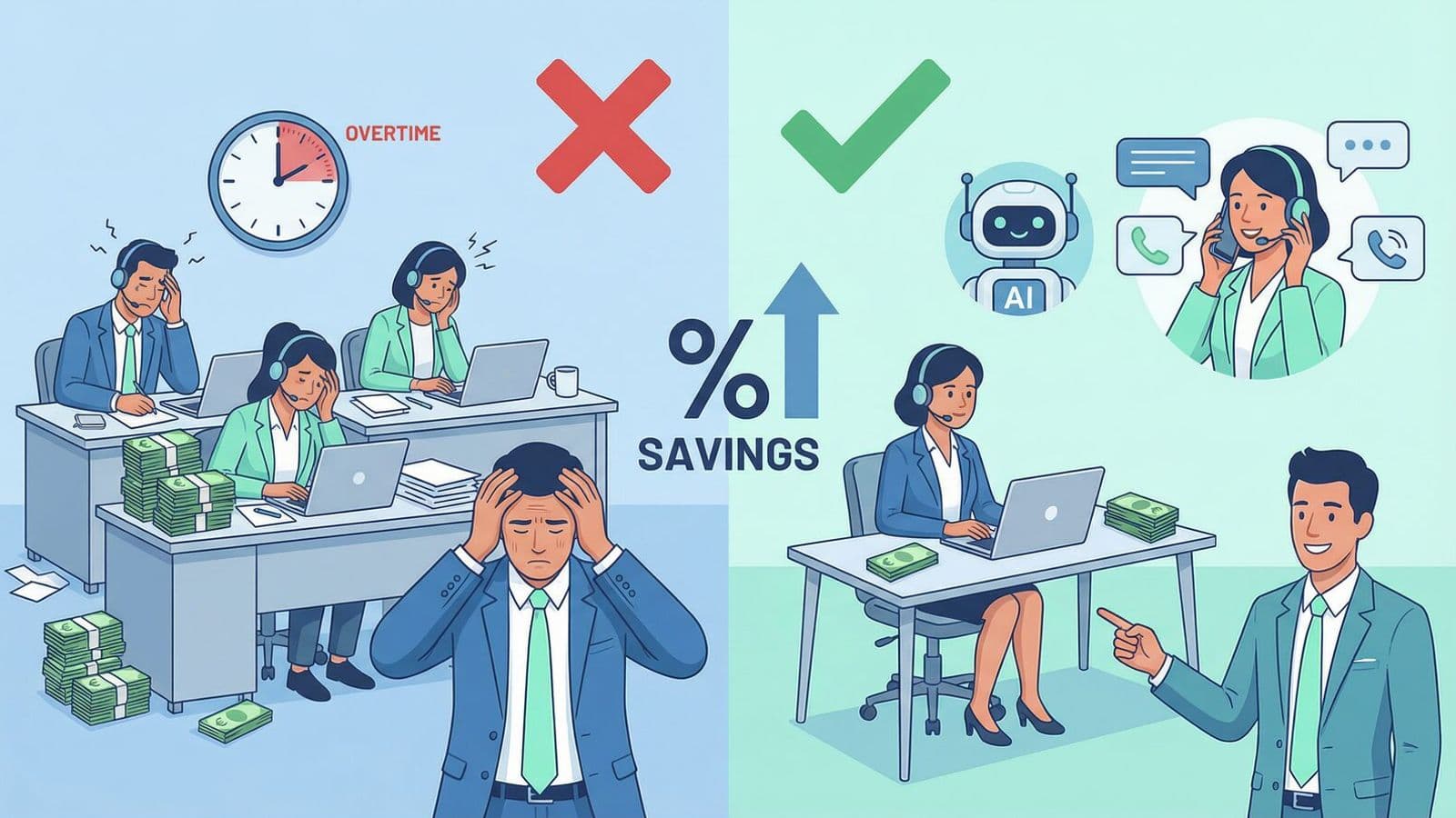 Cost Comparison With and Without AI